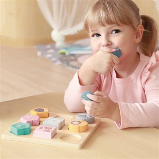 Shape block puzzle - wild animals